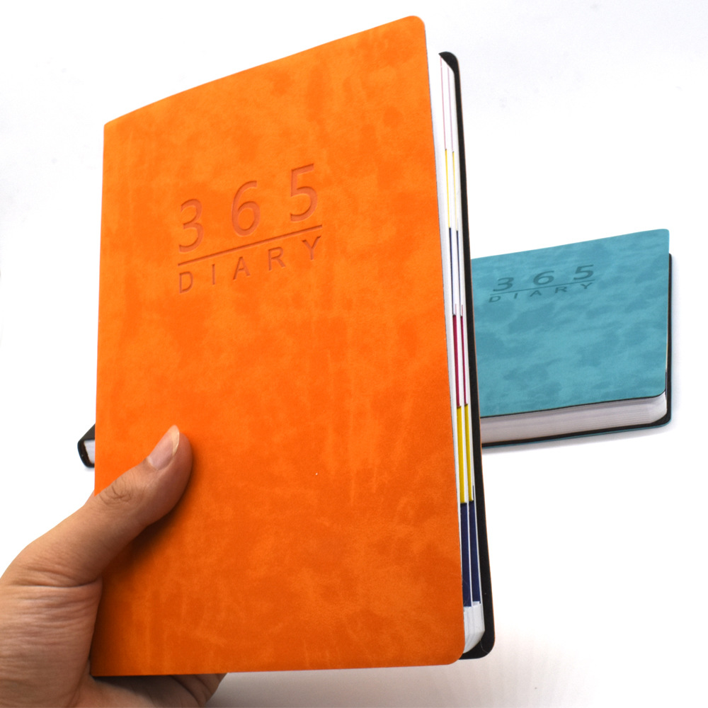 Custom Color A5 Pu Leather Cover Notebook for Personalized Leather Agenda Notebooks