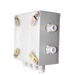 Cast Aluminum Explosion Proof Junction Box With Cable Gland 400*500*160mm