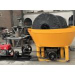 1200 Model Cast Steel Double Rollers Wet Pan Mill For Gold Silver Ore Stone