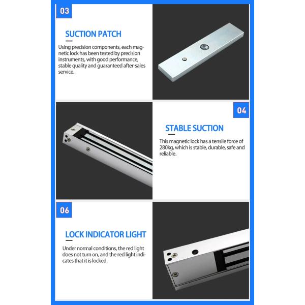 Dc 12v 24v Electromagnetic Lock 60kg Small Magnetic Locks
