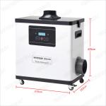 High Efficiency Beauty Nail Salon Fume Extractor with External Tube , 220V