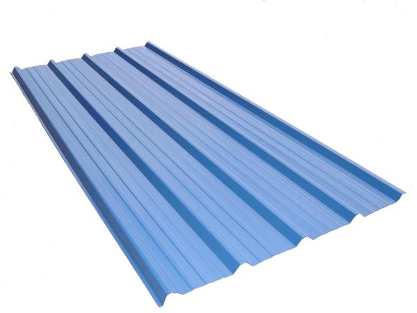 RAL5015 Blue Pre-Painted Aluzinc Metal Tiles And Roof Panels Trapezoidal
