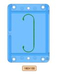 1 Cavity Plastic Injection Mold Parts Band Transparent Resin Trogamid CX2373