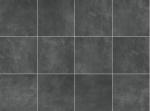600x600mm Size Random Inkjet Printing Black Color Porcelain Floor Marble Tile