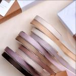 Yama ribbon stock classic light brown chocolate grosgrain ribbon roll for gift