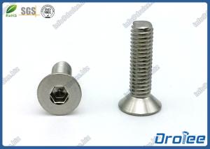 Wholesale M4 x 35mm DIN 7991 Stainless Steel 316 Flat Socket Head Cap Screw from china suppliers