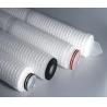 0.1um 10'' 20'' Pleated Filter Cartridge Hydrophobic PTFE Membrane for sale