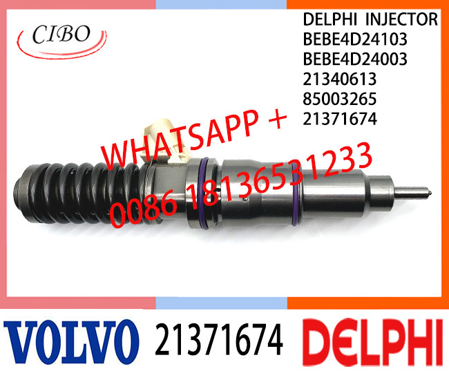 Common Fuel Diesel Injector 21371674 BEBE4D24103 BEBE4D24003 21340613 85003265 E3.18 for VOL MD13 EURO 4 LOW POWER