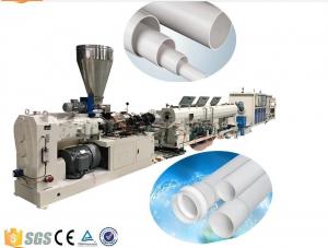Wholesale Drainage And Electric Conduit PVC Plastic Pipe Extrusion Machine , PVC Pipe Production Line from china suppliers