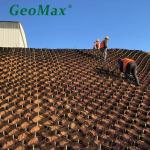Black HDPE Geocell 150mm Height 356mm Welding Space For Slope Revetments