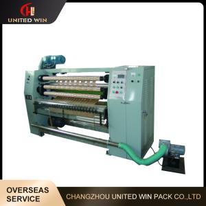 Wholesale Aluminum Foil 8kw Tape Slitting Machine Dual Motors Kraft Paper Tape Tape Roll Slitter from china suppliers