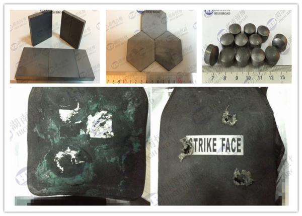 NIJ IV M2 AP Bulletproof Plates , Kevlar Ballistic SiC Silicon Carbide Body