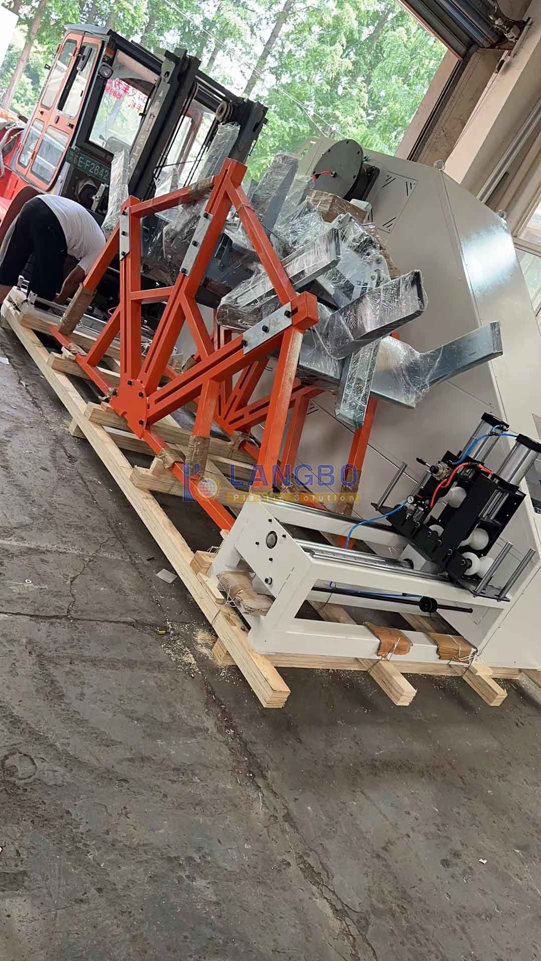 Automatic Pipe Coiler for PE Plastic Single Wall Corrugated Extrusion Line