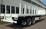13 Meters Gooseneck Heavy Duty Flatbed Trailer , 3 Axle Flatbed Trailer