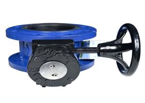 Wholesale Ductile Iron Material 1.6mpa Butterfly Valve Flange Type Line Epdm Seat Water from china suppliers