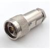 Buy cheap Male N Type RF Coaxial Connectors Panel Mount 50 Ohm DC 6GHz Customized Size from wholesalers