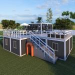 BOX SPACE Luxury Prefabricated House Container Fully Furnished Quick Assembly