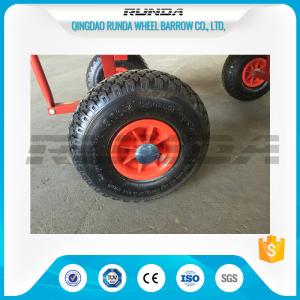 Wholesale Natural Rubber Inflatable Trolley Wheels PP Rim 16mm Axle Hole Centered Hub 3.00-4 from china suppliers