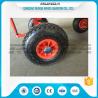 Natural Rubber Inflatable Trolley Wheels PP Rim 16mm Axle Hole Centered Hub 3.00-4 for sale