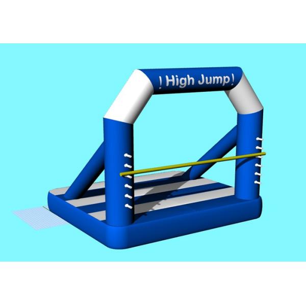 0.55MM PVC Tarpaulin Inflatable Sports Games High Jump For Family Exercise