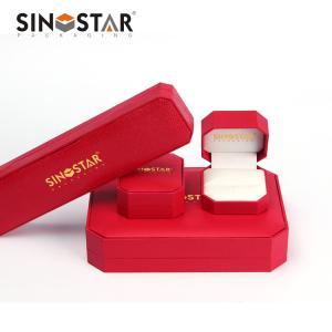 Wholesale Velvet Lined Plastic Jewelry Box with Removable Tray Features from china suppliers
