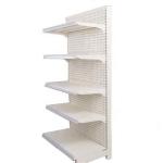 Mini Steel Supermarket Display Rack Shelf Storage System Store Fixture Punched