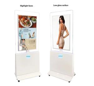 Wholesale Tempered Glass Floor Stand 32 43 50 55 65 Inch Digital Signage And Displays from china suppliers