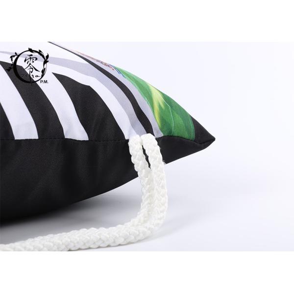 Sublimation Printed Soccer String Bags , Korea Baseball Custom Cinch Bags