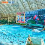 Outdoor Tsunami Wave Pool Fiberglass Steel Water Playground Equipment