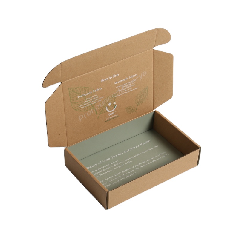 Custom Cardboard Packaging Clothing Corrugated Box With Plastic Handle Multi-Functional for Candle