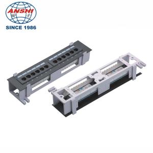 Wholesale 10inch 12 Port Wall Mount UTP Patch Panel 110 IDC Type from china suppliers