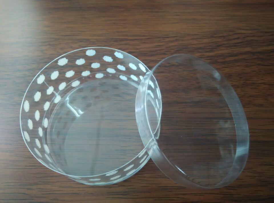 Plastic folding box,transparency,screen printing