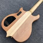 Free shipping Burst Maple top 4 strings Bass Guitar,Neck through body,Ebony