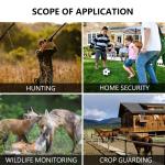 Keepguard dual-lens 30MP No-Glow LED trail camera 1080P Night Vision Hunting