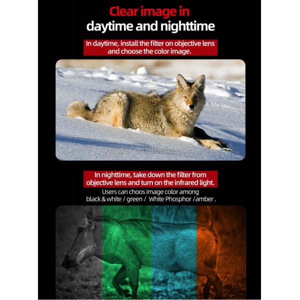 6.5-39x50 LRF QHD Digital Night Vision Binoculars with Built-in Laser Rangefinder 700m