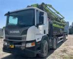 National VI 2020 Zoomlion Shandeka Scania 49m 56m Used Concrete Mixer Pump Truck