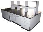 Floor Standing Science Laboratory Furniture With Three Ways Bronze Nozzle