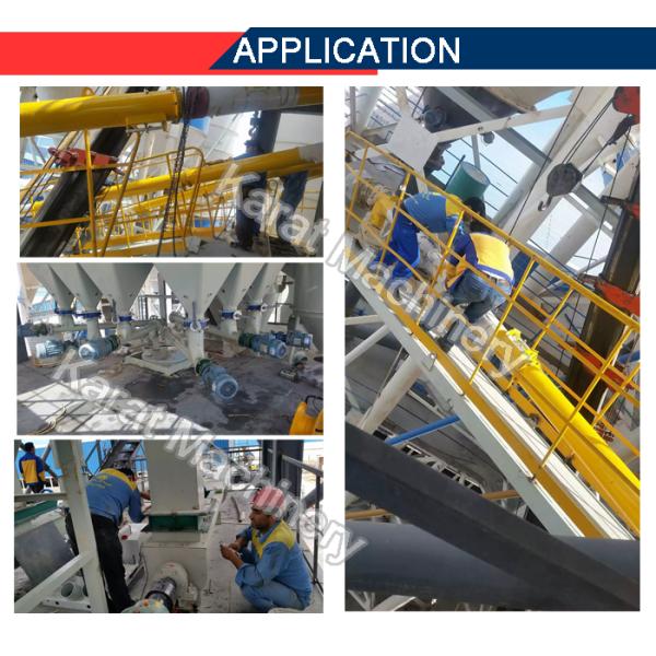 High Efficiency Tubular Screw Conveyor For Chemical / Coal / Grain Industry