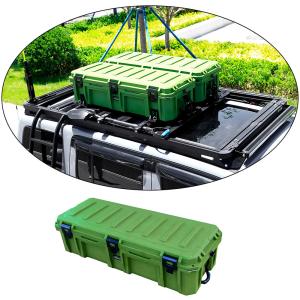Wholesale JEEP 2016-2018 Waterproof Roof Rack Mounted Heavy Duty Tool Box for Outdoor Storage from china suppliers