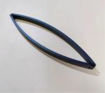 Moon Shape Arc Square Shower Room Glass Door Handle Toilet Bathroom Door Handle