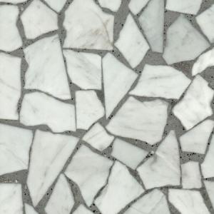 Wholesale White Terrazzo Stone Tiles , Terrazzo Wall Tiles Composite Construction Material from china suppliers