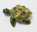 Metal Turtle jewelry box with diamond Decoration new mini turtle jewelry box