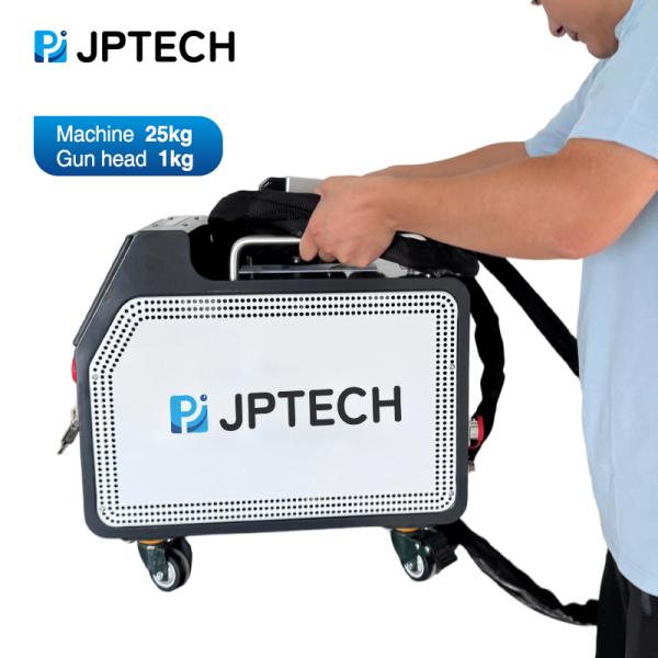 New Air-Cooled Handheld JPT Laser Pulse Cleaning Machine 6000w Suitable For Rust Removal / Paint Removal / Wood Cleaning
