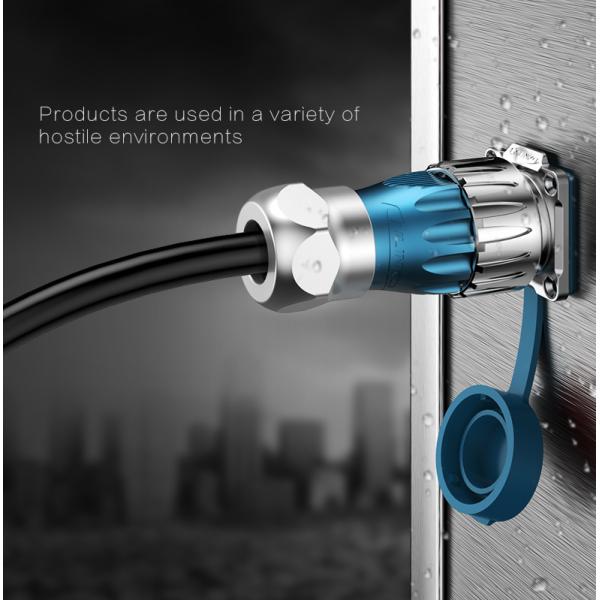 CNLINKO IP68 Waterproof DH24 USB Cable Extension Usb Port Front Panel Mount Connector