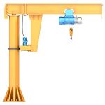 Floor Mounted Jib Crane 360 Degree A4 With All Tons For Construction