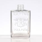 Colors Request 700ML Super Flint Square Glass Vodka Bottle with Cork in Round