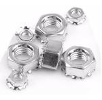 Ni Plated Galvanized Carbon Steel Keps Nut / K Lock Nut Staineless Steel
