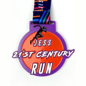 Wholesale Color Spray Online Marathon Medal Round Shape For Teathers Day Run from china suppliers