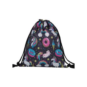 Wholesale 210d Polyester Drawstring Bag Backpack Sack Bags Silk Screen Printed from china suppliers