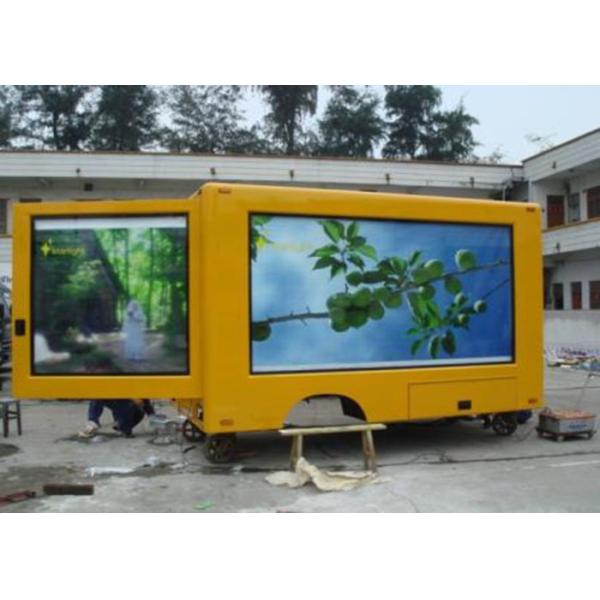 P10 Truck Vehicle Mobile LED Screen For Shows / Advertising Long Life Span
